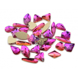 Cristale pentru unghii Marquise, 10 bucati Cod MQ067 Purple-Pink